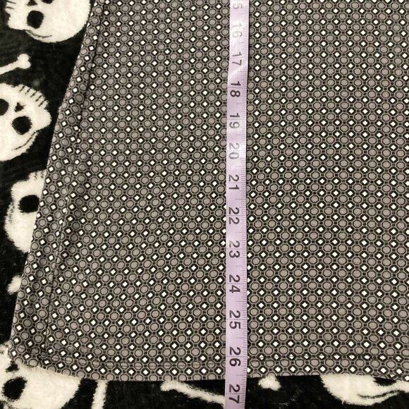 REITMANS Plus-size black grey white geometric print tank top XL 1X XXL 2X shirt - Picture 7 of 15